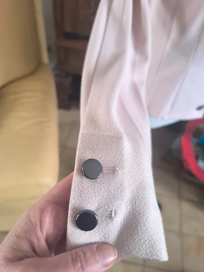 Magnifique veste blazer rose poudré - photo numéro 6