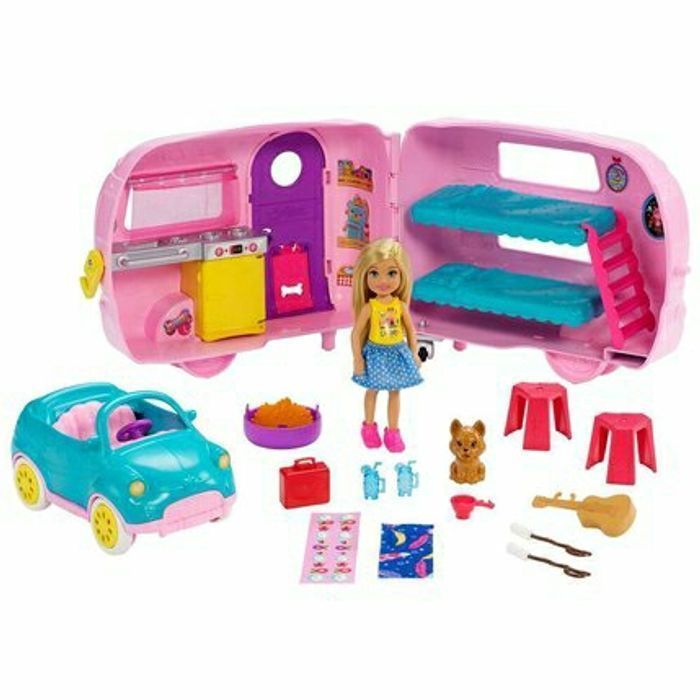 BARBIE SHELSEA SA VOITURE SA CARAVANE ET ACCESSOIRES - photo numéro 5