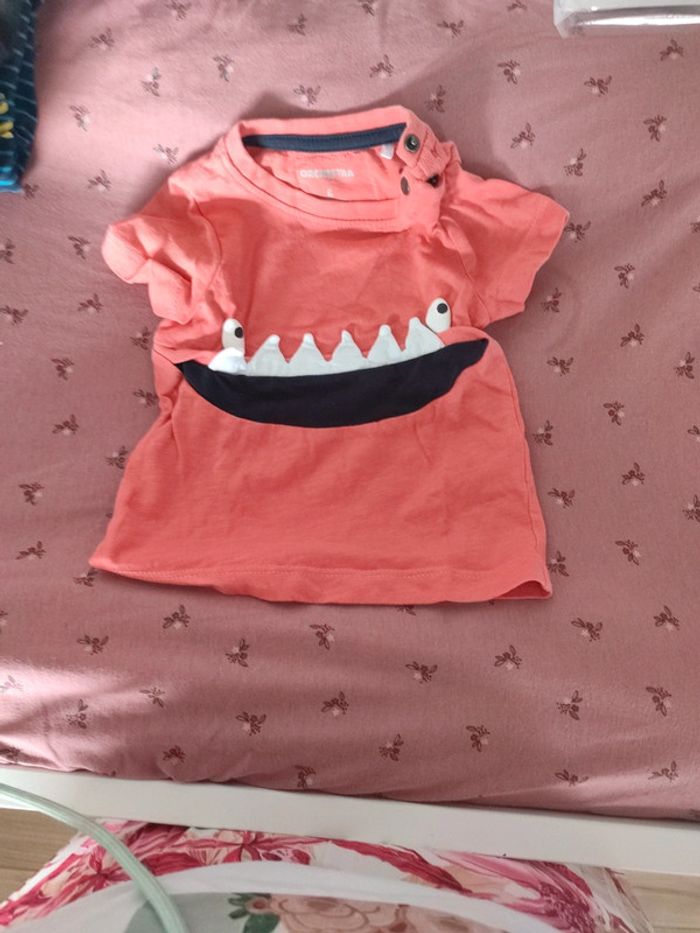 Lot de 4 t shirt manches courtes orchestra 6 mois