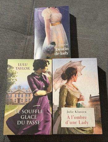 Lot 3 livres romance 