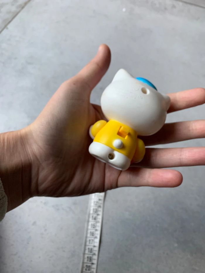 Figurine peintre hello kitty sanrio bras qui bougent - photo numéro 3