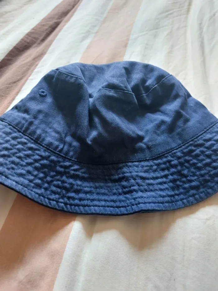 Bob en coton bleu marine 122/128 - photo numéro 2