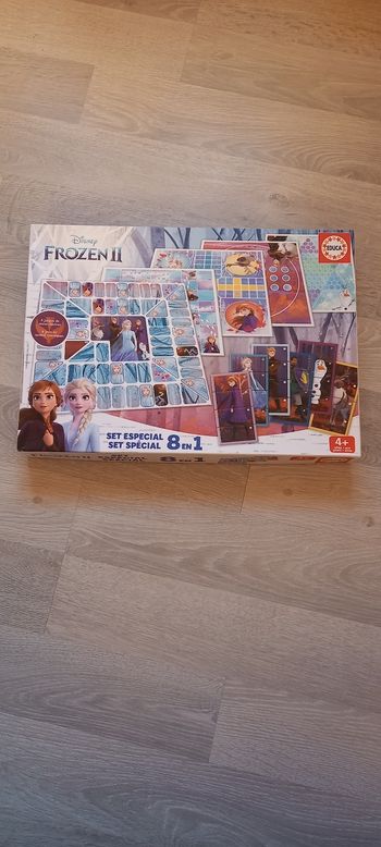 Educa - La Reine des Neiges II. Set Spècial Multi Jeux: 8 en 1. +4 Ans. Ref. 18379