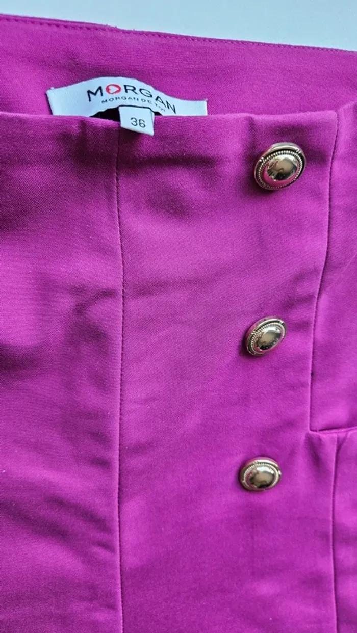 Short rose fushia, taille 36, Morgan - photo numéro 2