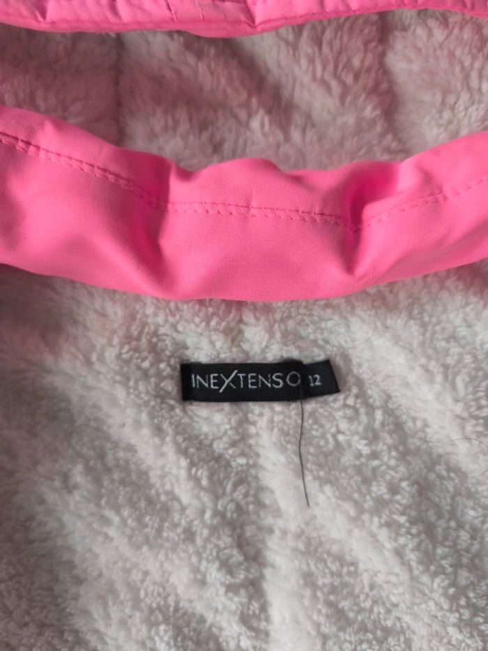 Parka rose et noir 12 ans - in extension - photo numéro 3