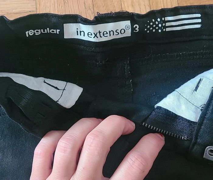 Jean noir 3ans effet huilé - photo numéro 5