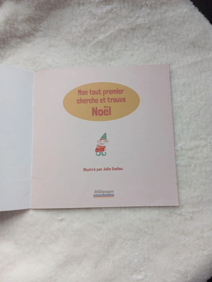 Livre Neuf Mon tout premier cherche et trouve Noël Millepages - photo numéro 4