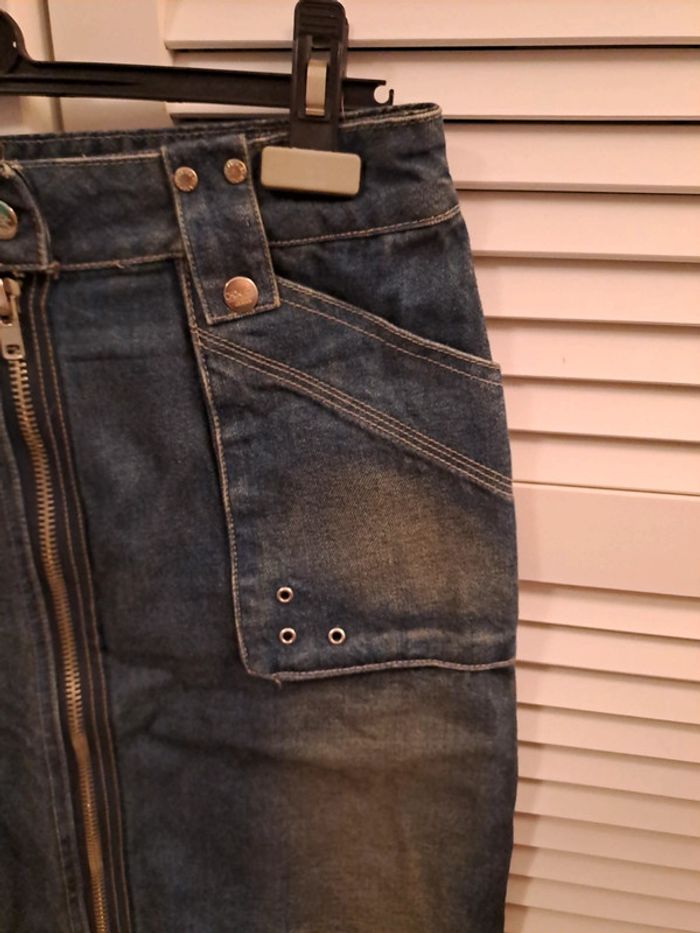 Jupe en jeans taille 42 - photo numéro 2