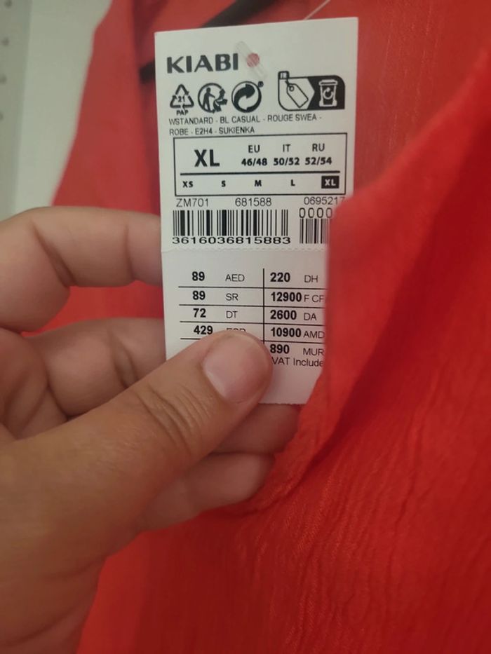 Robe fluide ultra agréable à porter taille xl ,46/48 - photo numéro 5