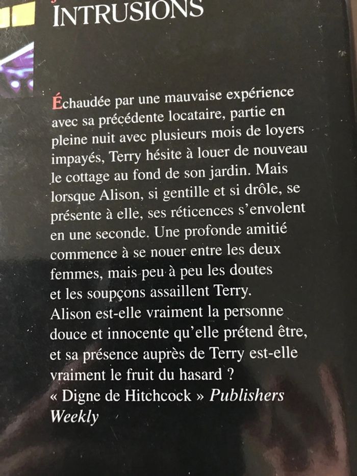 Livre Intrusions - photo numéro 3