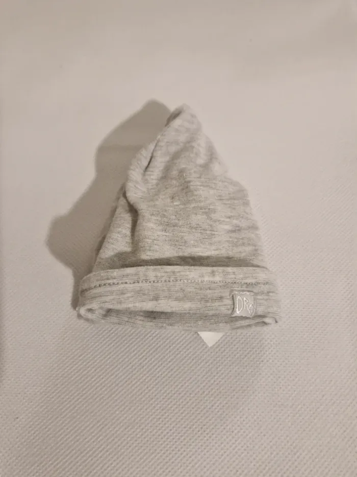 Bonnet 3-6 mois (41 cm) gris Orchestra Mixte - photo numéro 3