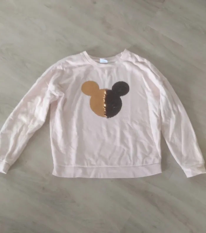 Pull rose à sequin Disney - photo numéro 2