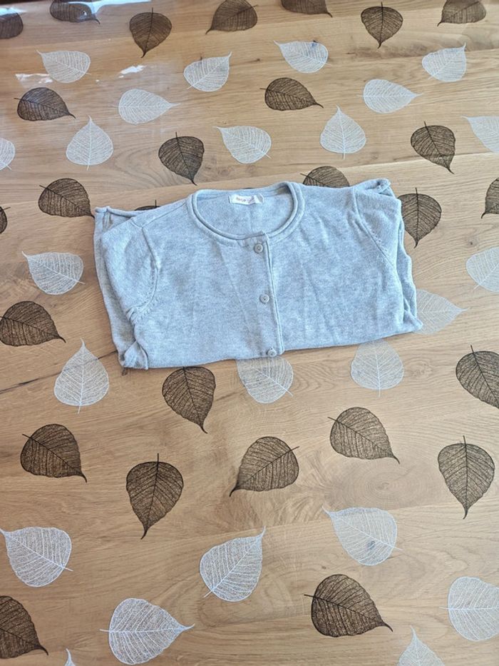Gilet gris 8 ans - photo numéro 6