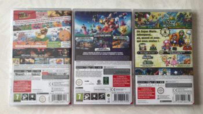 Lots 3 Mario Nintendo Switch - photo numéro 2