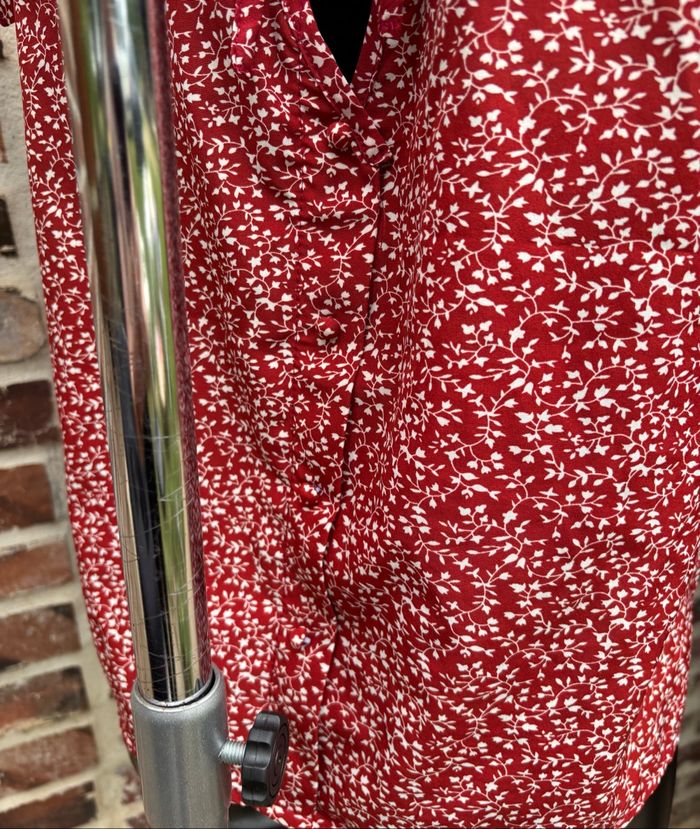 Blouse à fleurs à volants à nouer dans le dos T38 • Shein - photo numéro 6