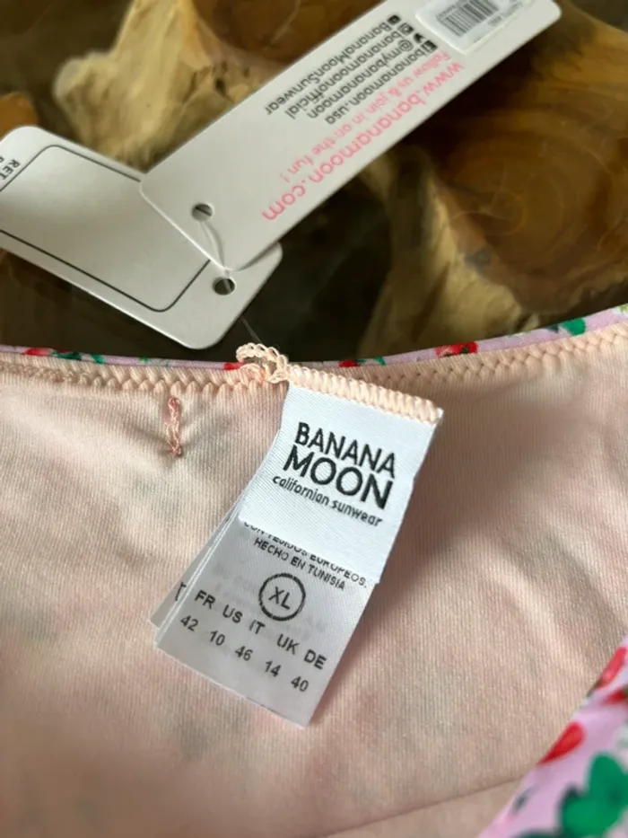 Bas de maillot de bain Banana Moon teens rose fraises 42 - photo numéro 6
