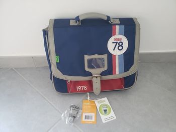 Cartable Tann's 1978 Rouge/Bleu Primaire