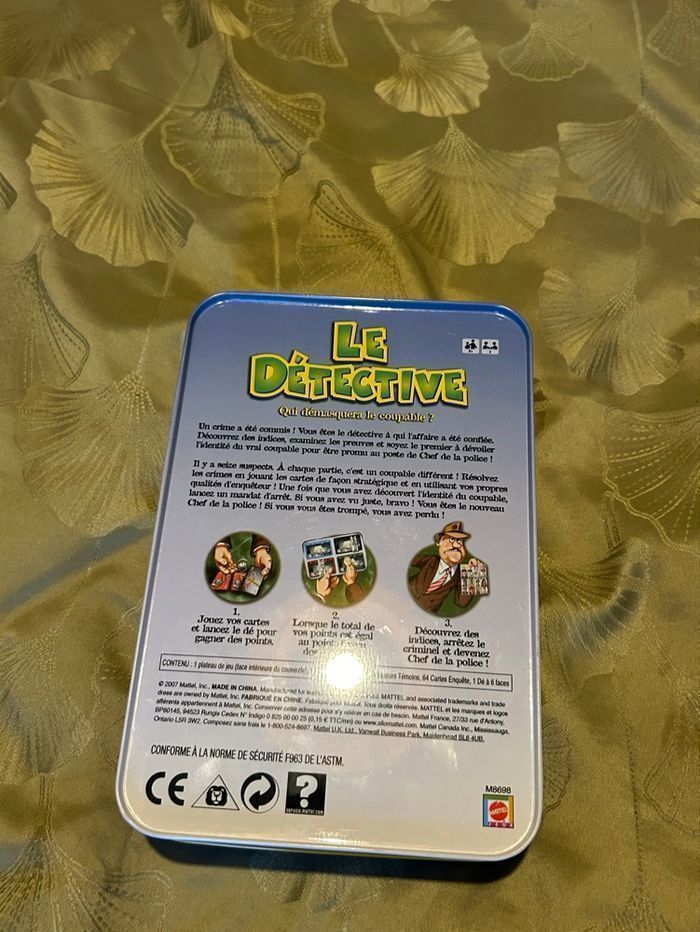 Le détective - jeu de société Mattel - photo numéro 2