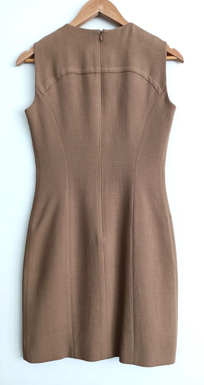 Robe marron camel sans manches. Agatha girls. Laine. Taille 36 - photo numéro 7