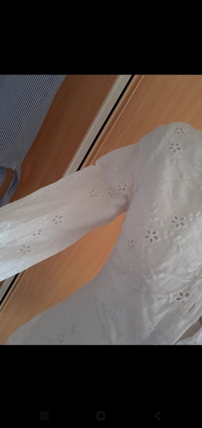 Belle Tunisie zara t xs peut s nid d'abeille blanche - photo numéro 3