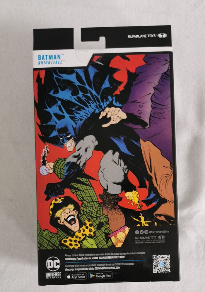 batman, figurine chute chevalier, dc multiverse, mc farlane , dès 12 ans - photo numéro 3