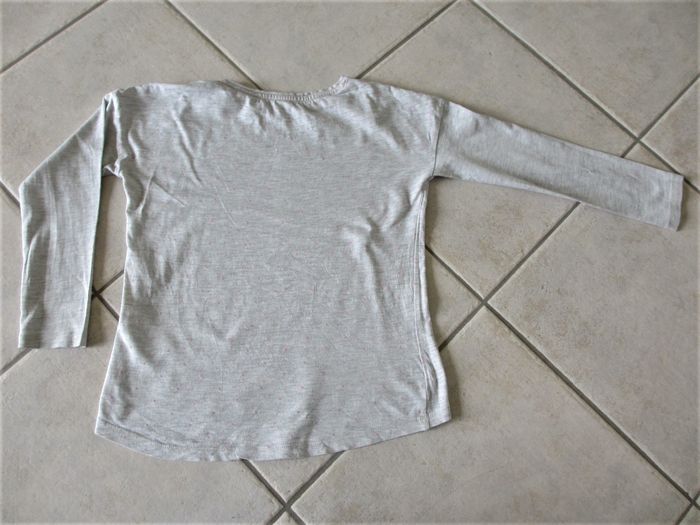 T-shirt manches longues Love Paris fille Vertbaudet - 8 ans (motif Tour Eiffel) - photo numéro 4