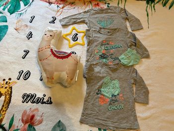 Lot de 3 t-shirts 6 mois