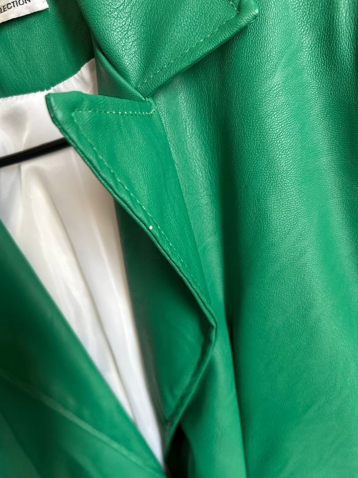 Veste de blazer verte unie Similicuir New Collection Taille Unique - photo numéro 8