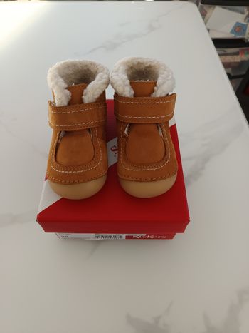 Kickers fourrés bébé mixte 20
