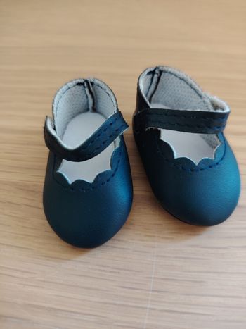 Sergent major poupée Chaussures vert foncé