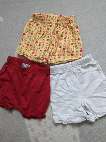 Lot de 3 shorts souples