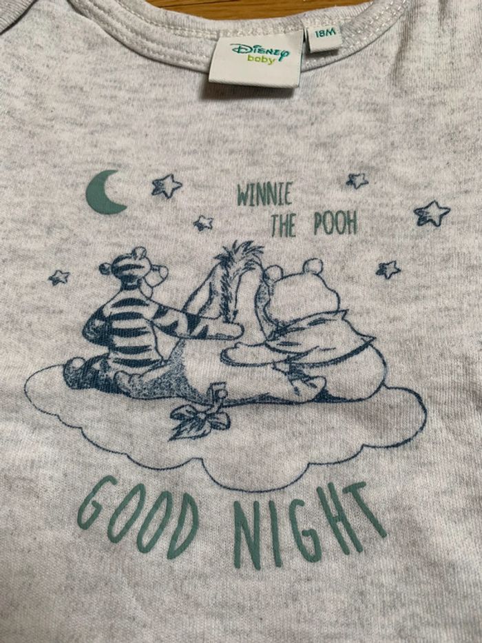 Ensemble pyjama + body Winnie 18 mois - photo numéro 7