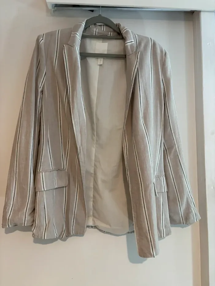 Veste H&M rayée – Taille S (36) - photo numéro 5