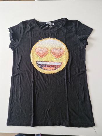 T-shirt à sequins réversibles
