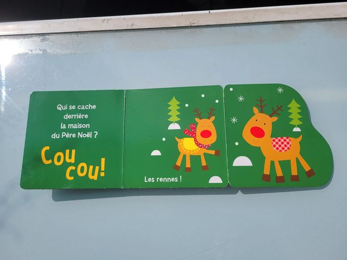 Livre animé à Flaps : Coucou! Père-Noël 🎅 - photo numéro 4