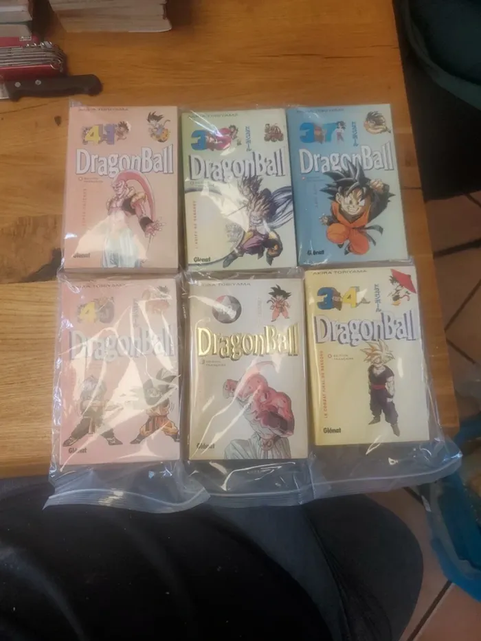 Lot de 6 mangas DBZ numero 37.35.34.41.42.40