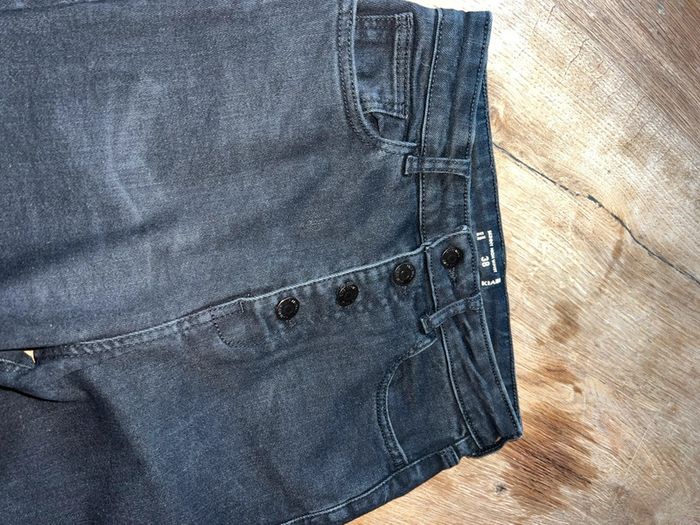 Jeans taille haute noir skinny Kiabi 38 🌸 - photo numéro 5