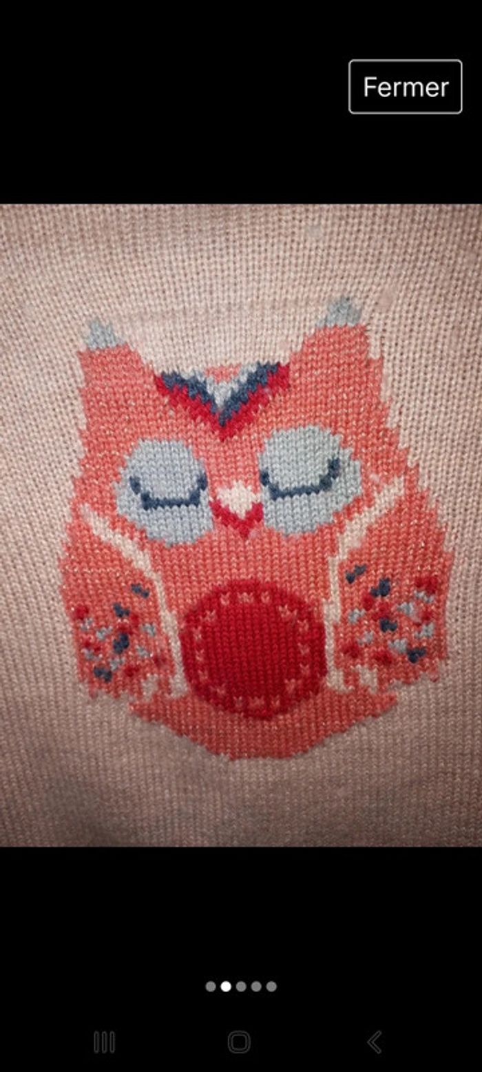 Superbe gilet à capuche avec
hibou Sergent Major 6 ans - photo numéro 2