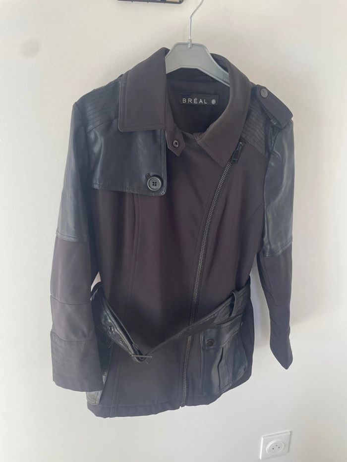 Veste simili cuire breal T42