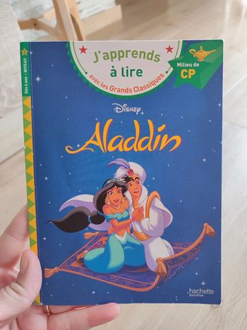 J'apprends à lire avec les grands classiques Disney milieu cp- Aladdin