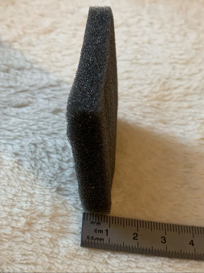 Lot 10 petites mousses carrés pour peinture - photo numéro 4