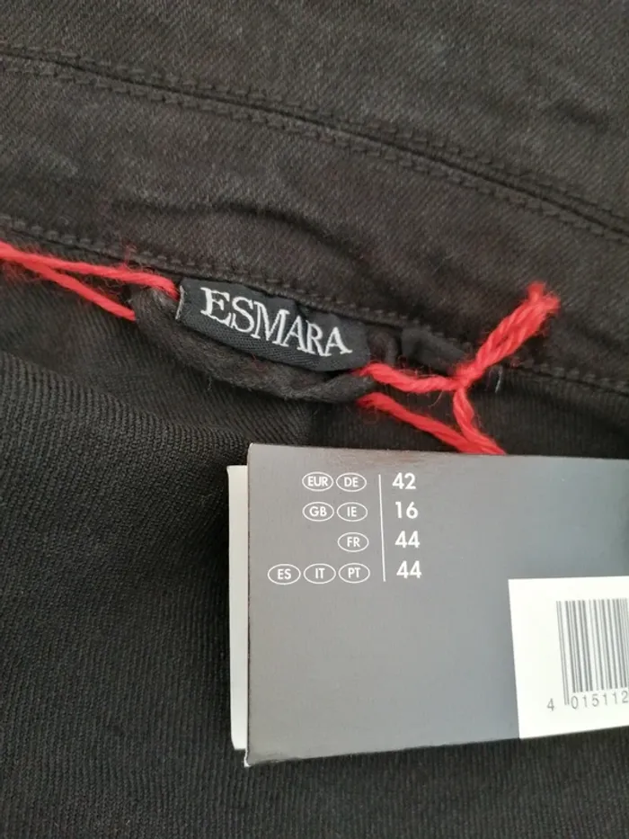 Veste en jeans noire avec poches et boutons / esmara / (42) - photo numéro 6
