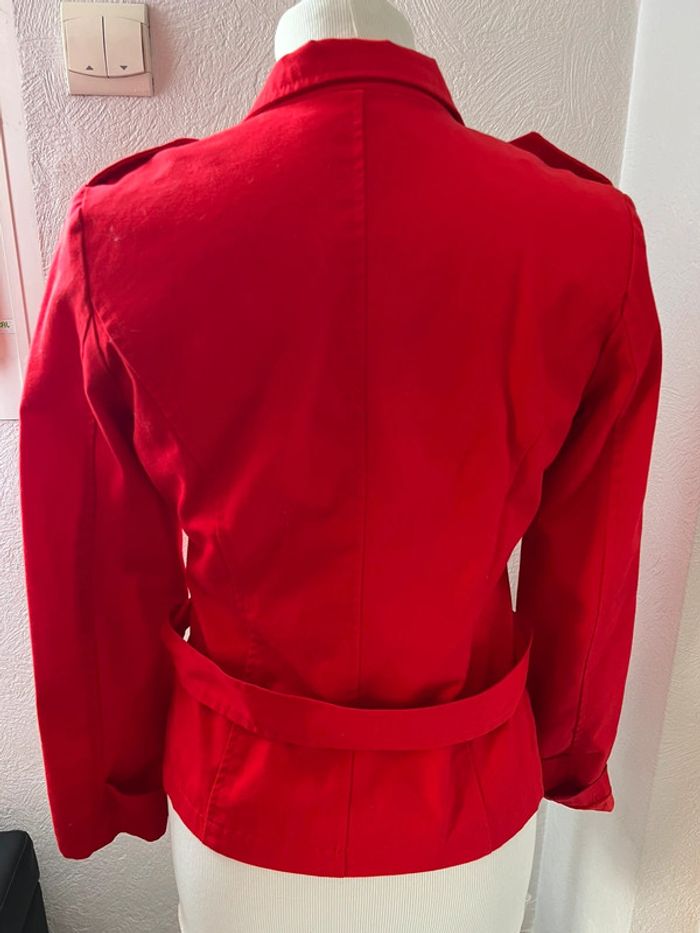 Veste femme rouge T.36 - photo numéro 3