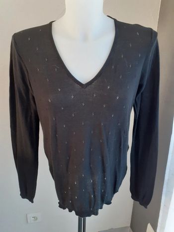 Pull noir esprit T L 40 tbe