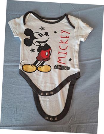Bodie manches courtes Disney Mickey 9-12 mois