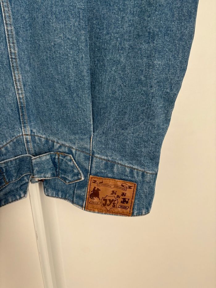 Veste en jean vintage mixte Jy’s – Coupe loose oversize taille 42 – Denim bleu - photo numéro 5