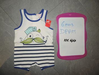 combinaison DPAM taille 6 mois neuf