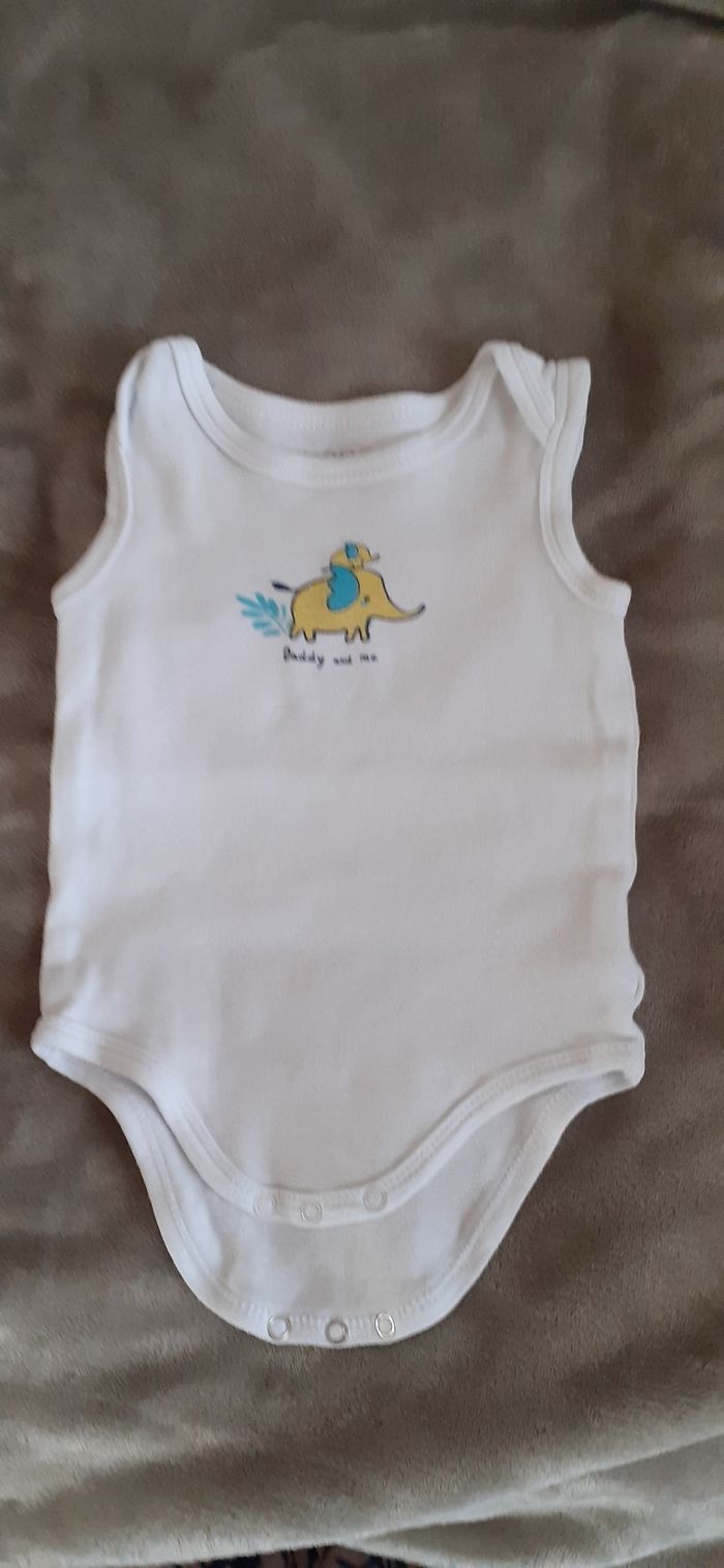 Lot de 2 bodies bébé garçon 74 cm - photo numéro 2