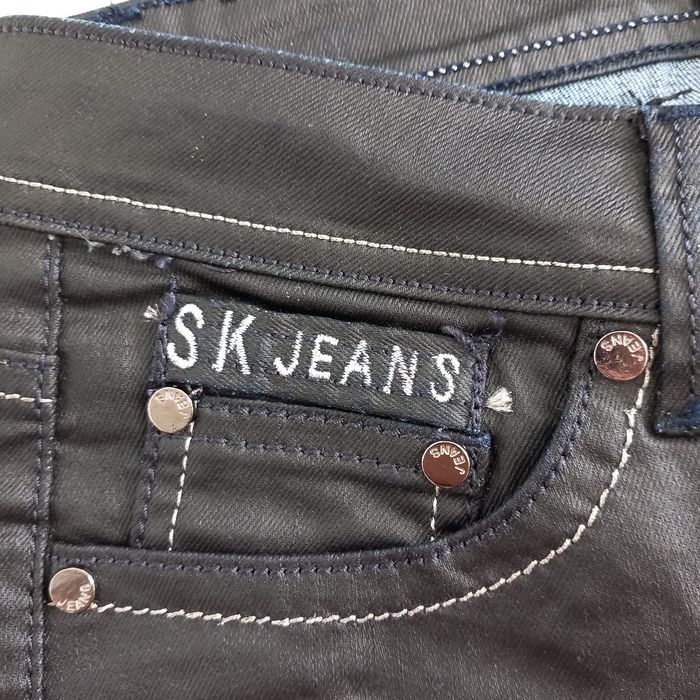 Jean femme noir SK Jean taille M - photo numéro 4
