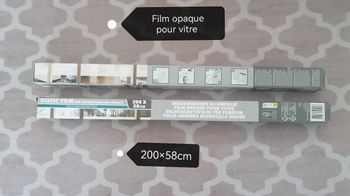 Film opaque pour vitre